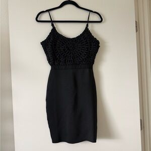 Elegant Black Lace Dress